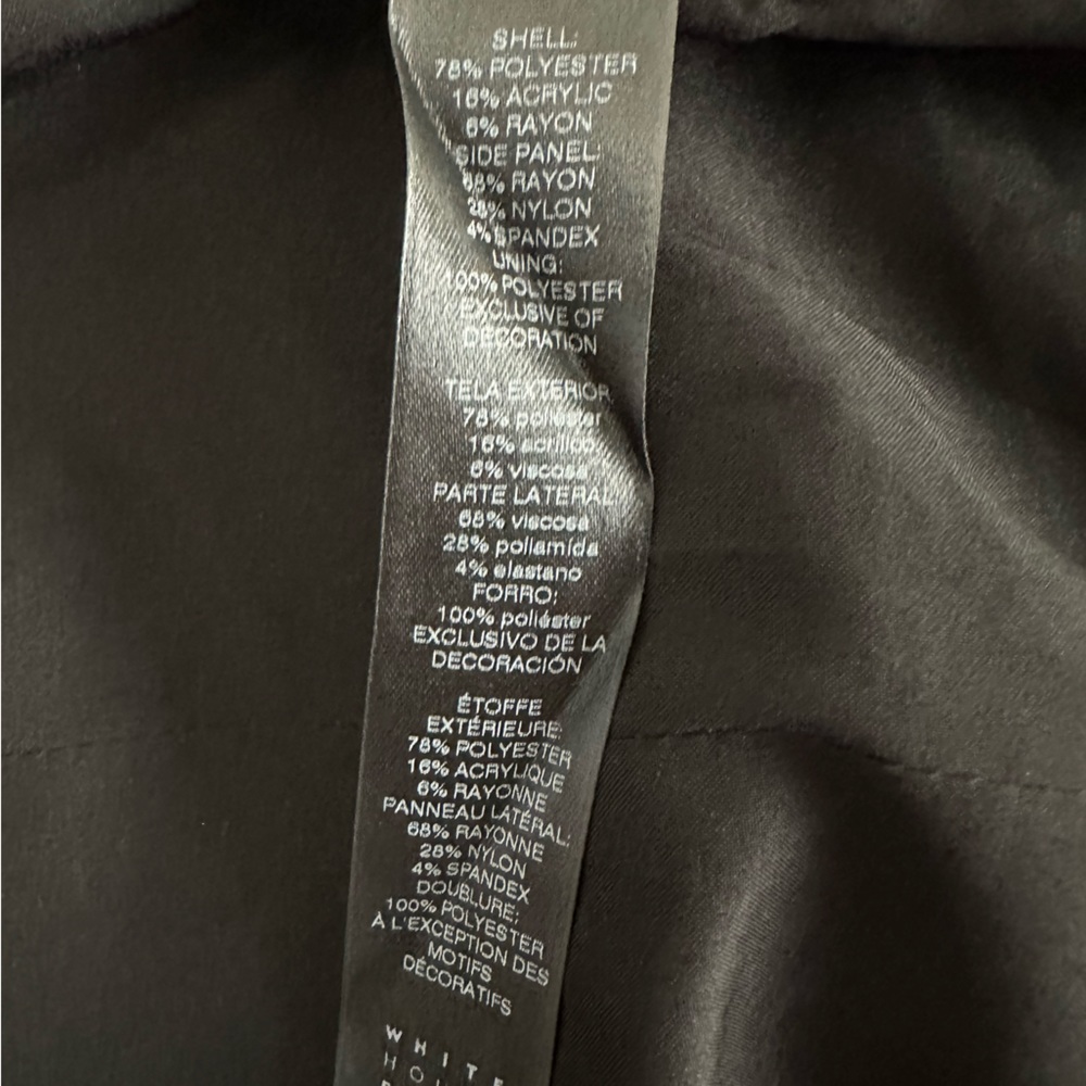 White House Black Market Tweed Fringe Moto Jacket - Picture 9 of 9